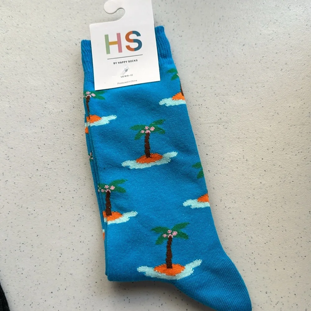 Mens decorative socks, new, smoke-free home.